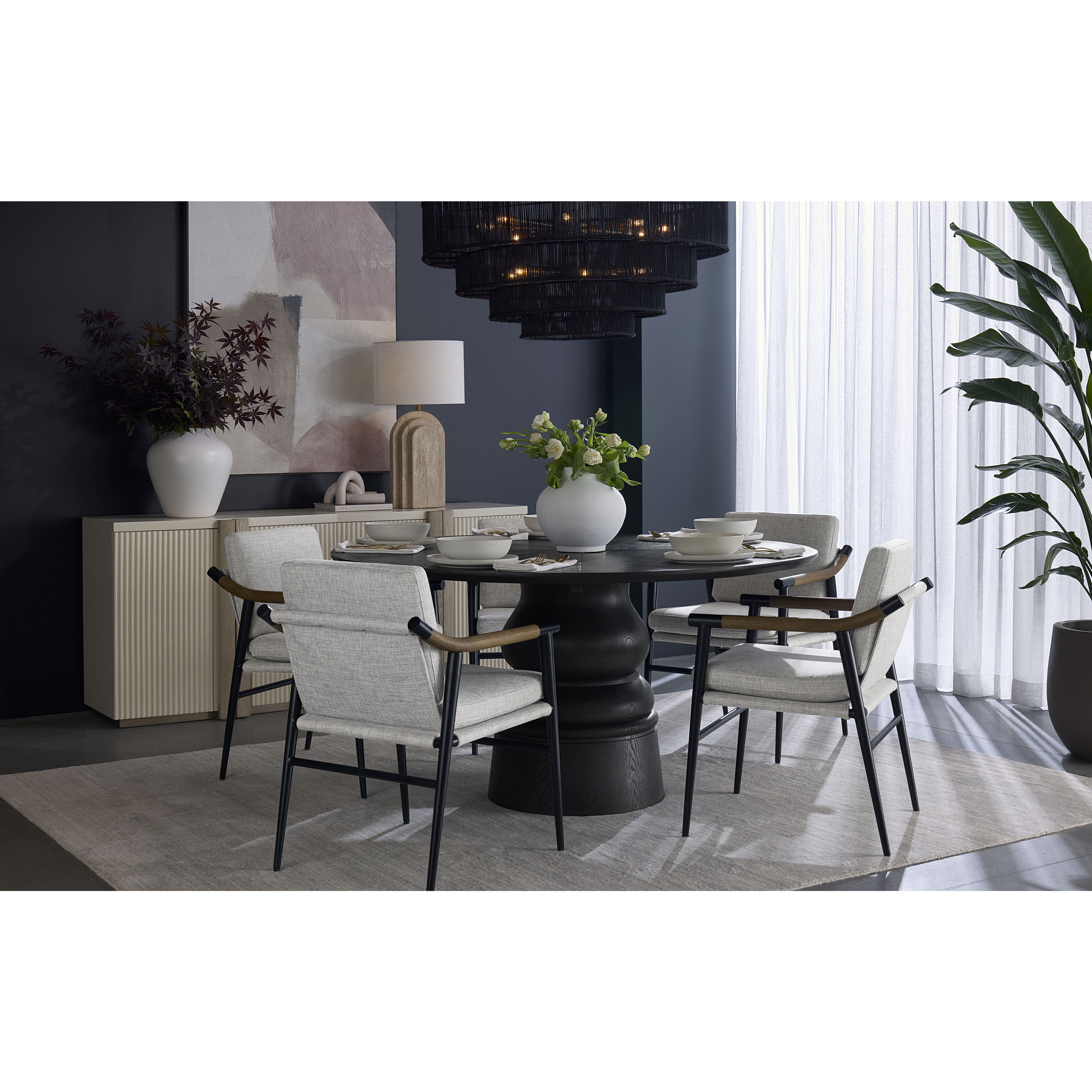 Ancona 29.5 inch 100.00 watt Cream / Natural Table Lamp Portable Light